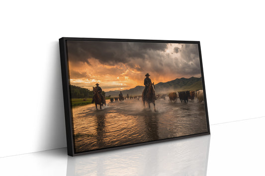 Sunset Waters Guide Cattle Home