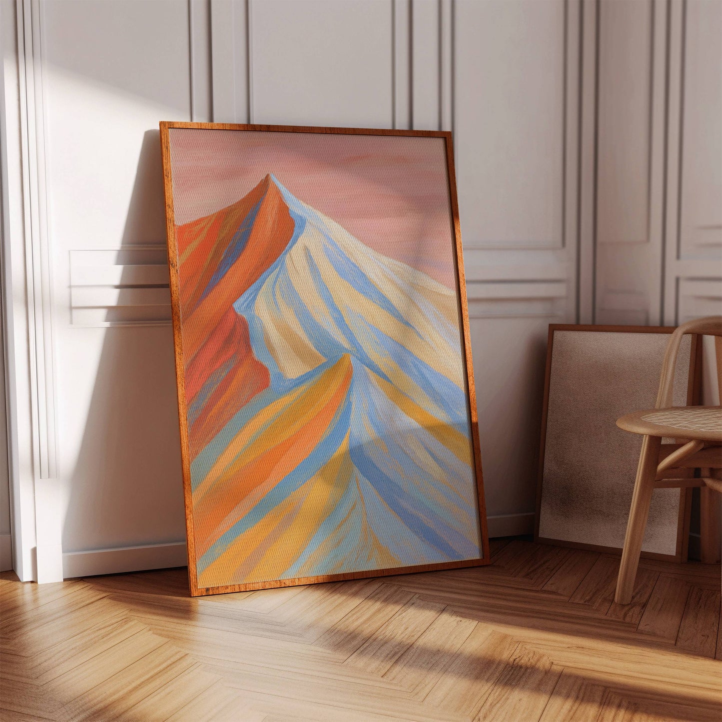 Morning Light Paints Mountain Ribbons