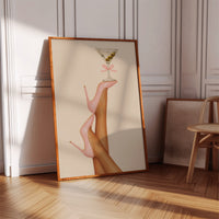 Pink Stilettos Serve Martini Magic