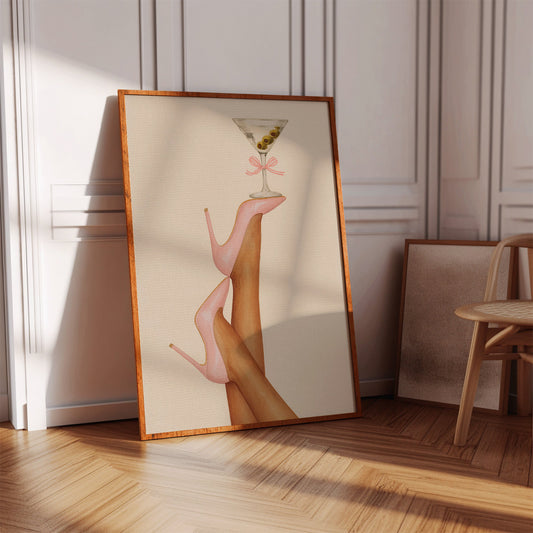 Pink Stilettos Serve Martini Magic