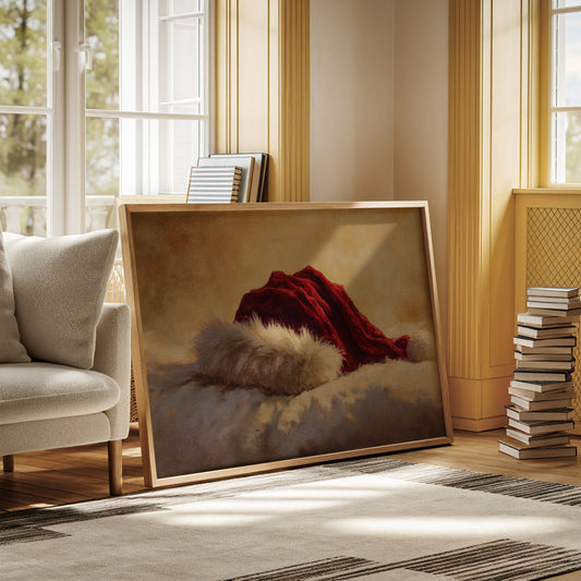 Crimson Velvet Meets Winter Light