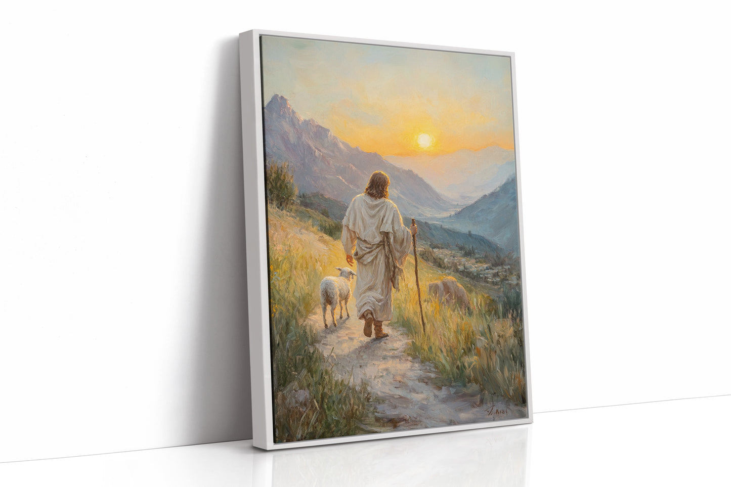 Jesus the Good Shepherd – Inspirational Christian Wall Art Print