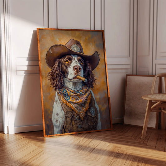 English Springer Spaniel Cowboy Sheriff
