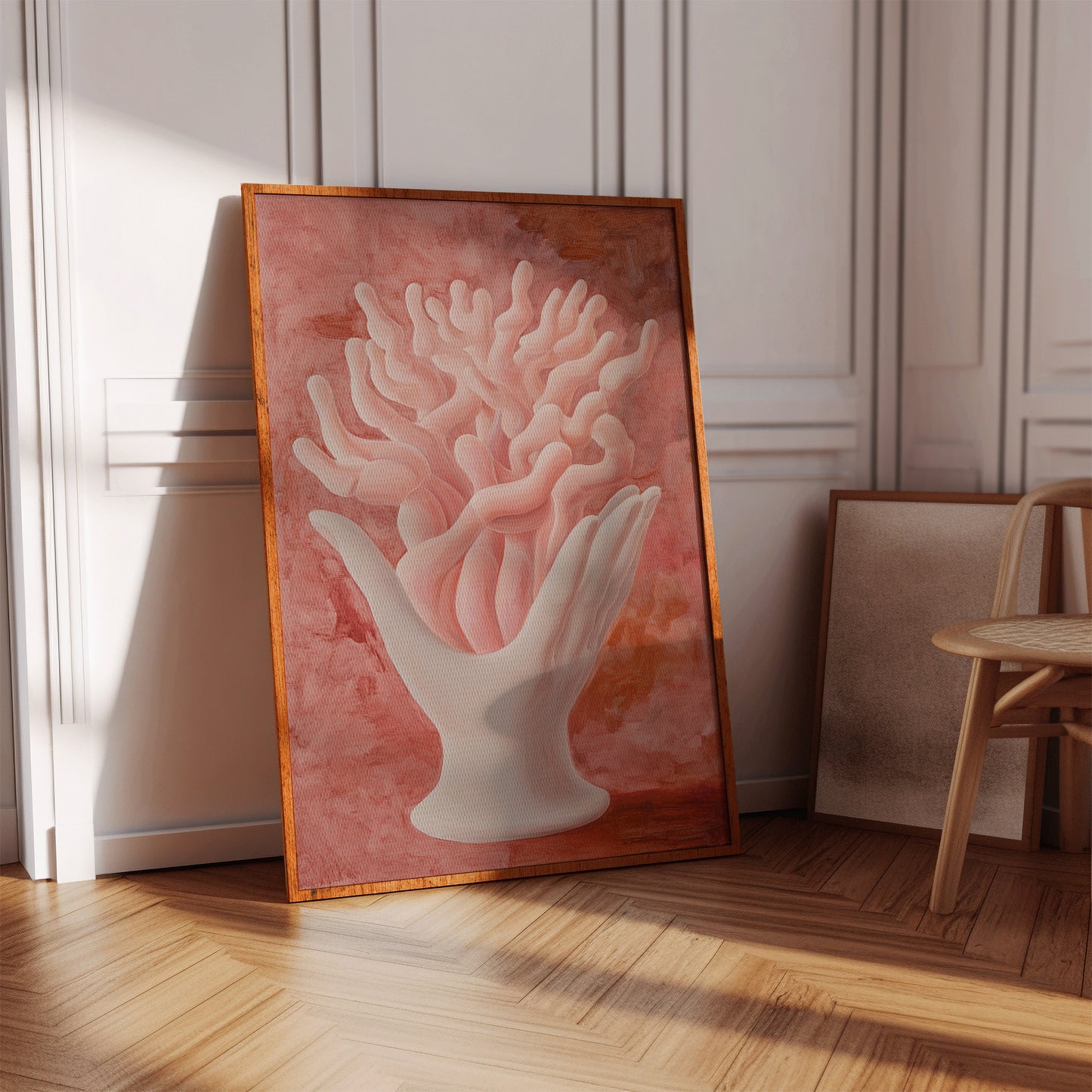 Coral Dreams In Porcelain Light