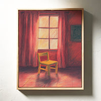 Solitude Bathes In Crimson Light