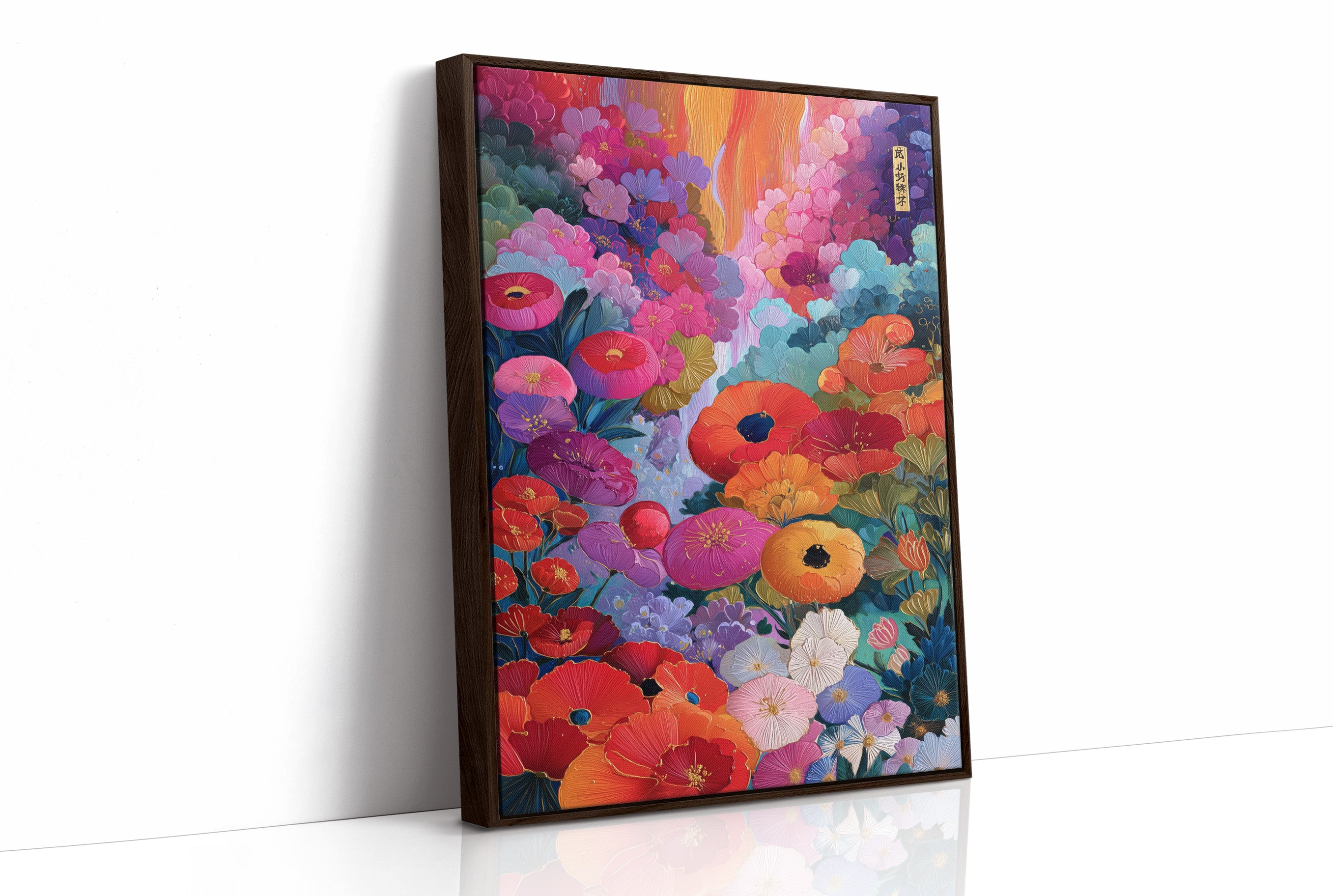 Poppies Dance In Twilight's Glow