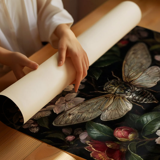 Cicada in Cherry Light