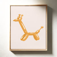 A Giraffe's Playful Journey