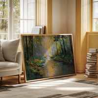 Sunlit Stream Carries Golden Dreams