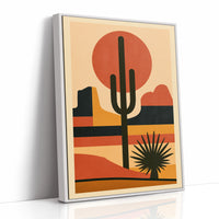 Southwest Sunset Saguaro Silhouette