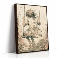Blush Blossoms and the Swinging Girl
