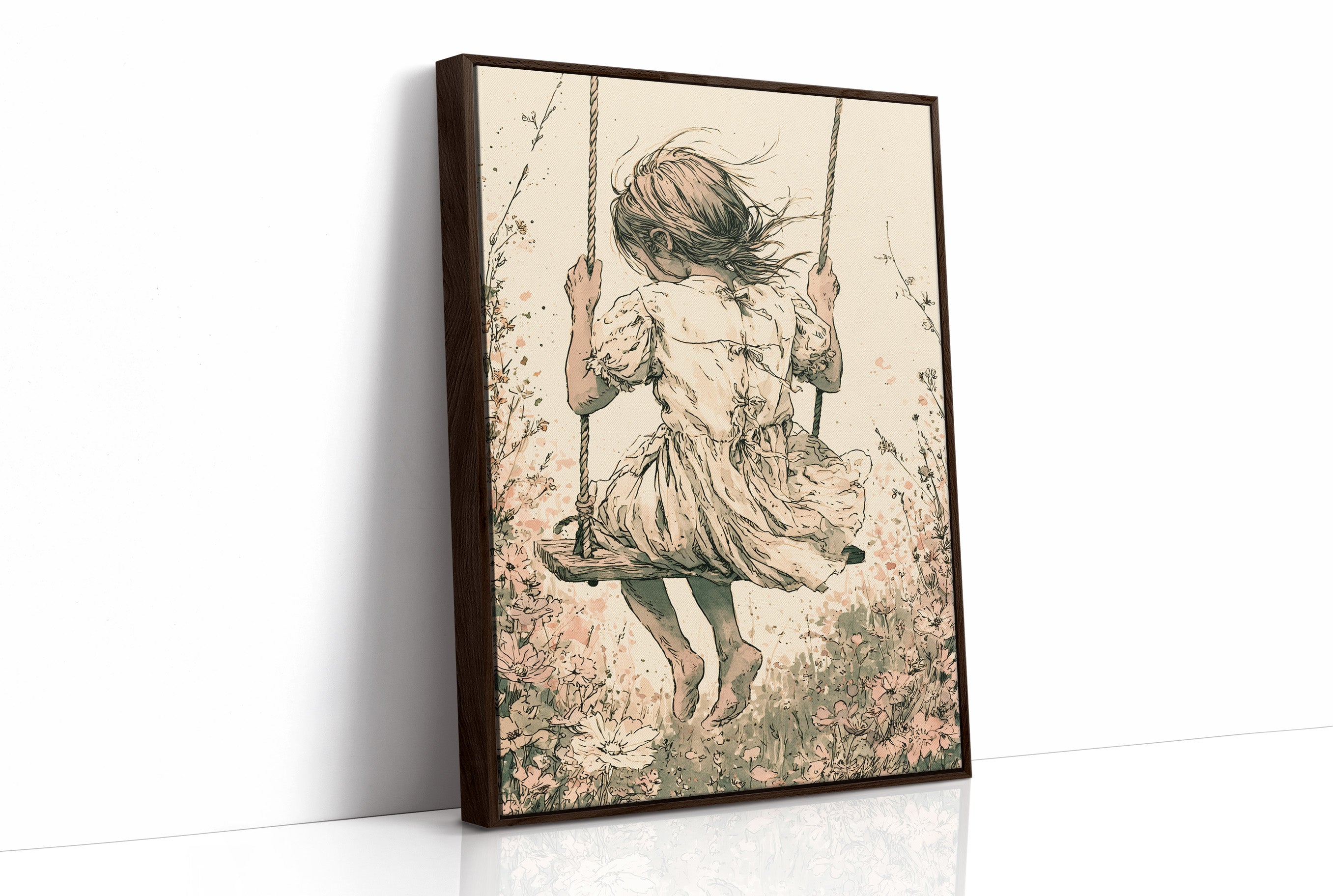 Blush Blossoms and the Swinging Girl