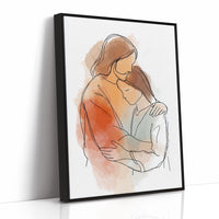 Tender Embrace Speaks Wordless Comfort