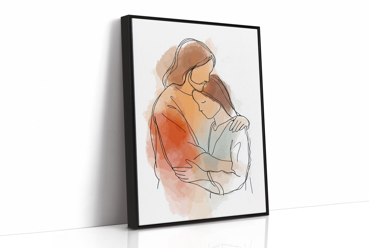 Tender Embrace Speaks Wordless Comfort