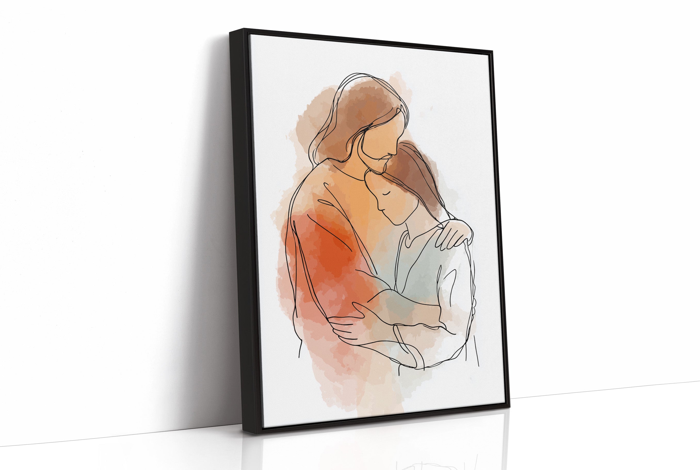 Tender Embrace Speaks Wordless Comfort