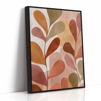 Terracotta Leaves Reach Toward Warmth