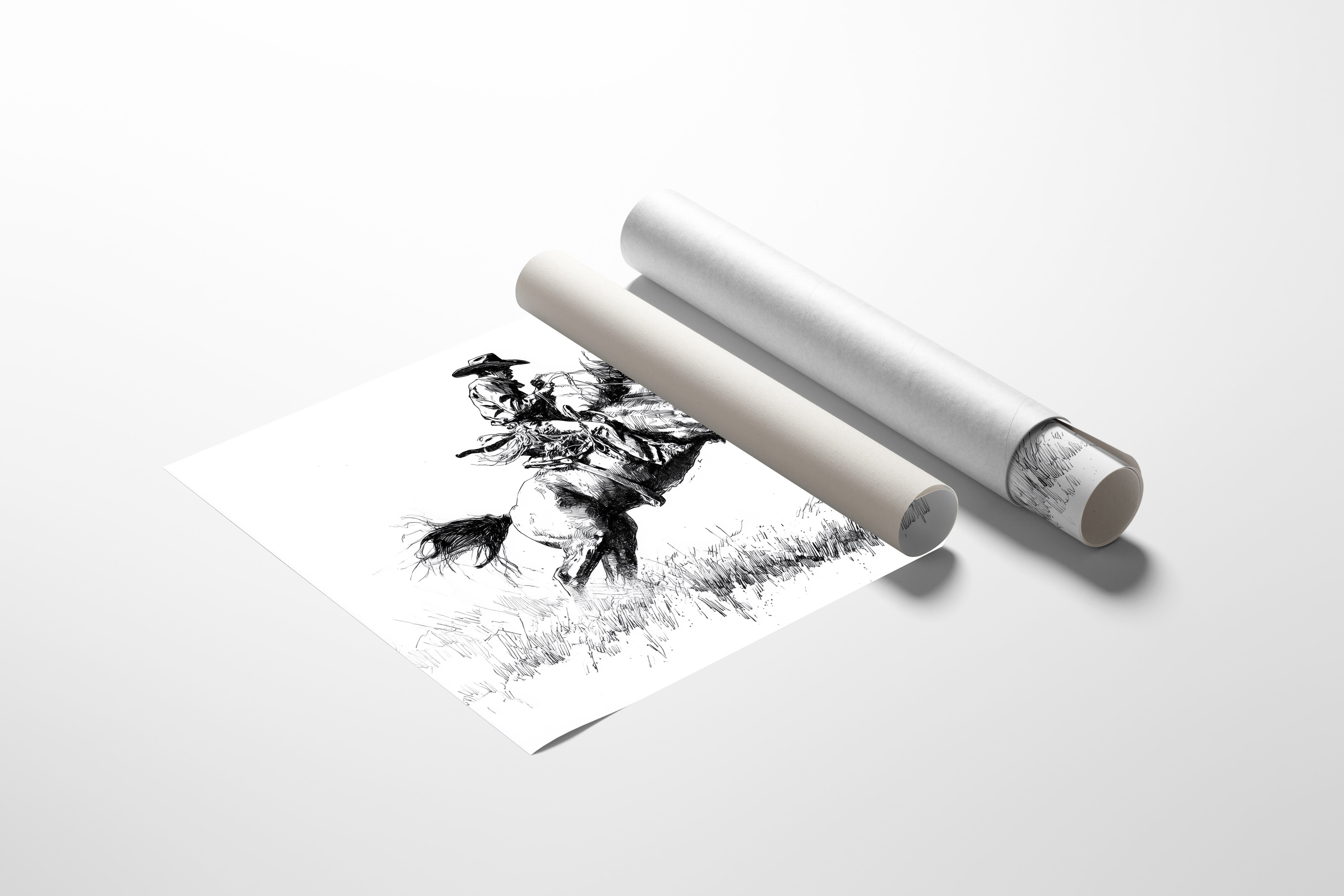 Frontier Stories In Ink Lines