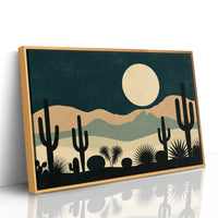 Cactus Garden Beneath the Moon