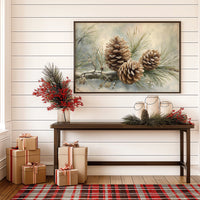 Winter Pinecones Share Gentle Stories