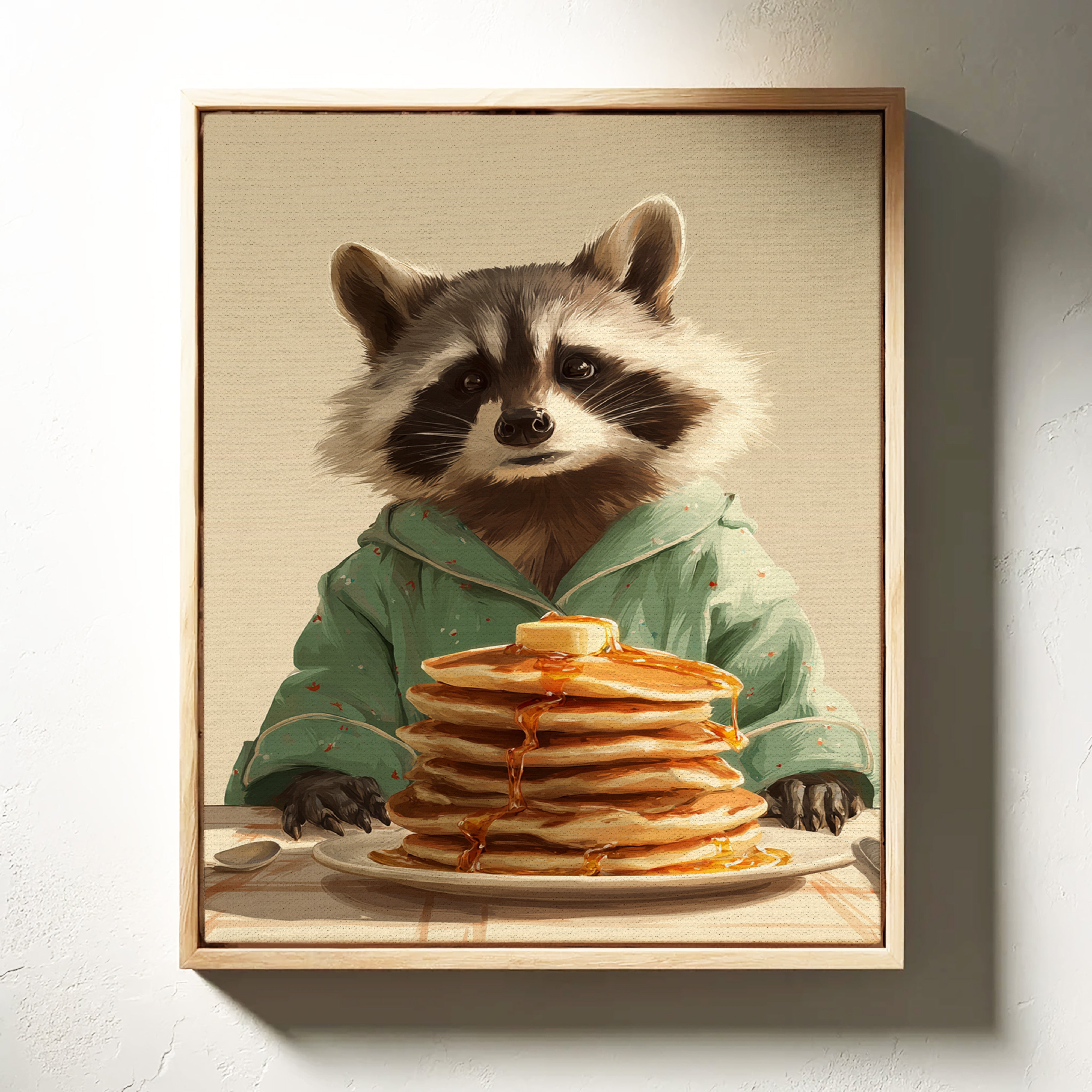 Morning Feast with a Furry Friend
