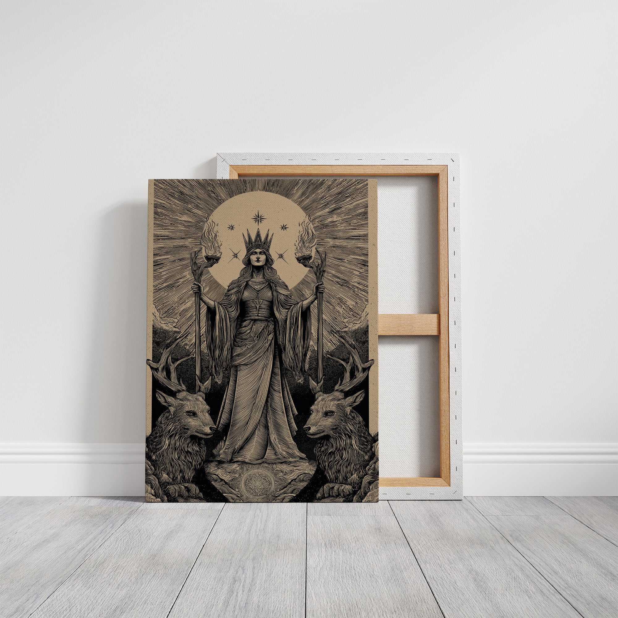 Crowned Between Stags And Stars