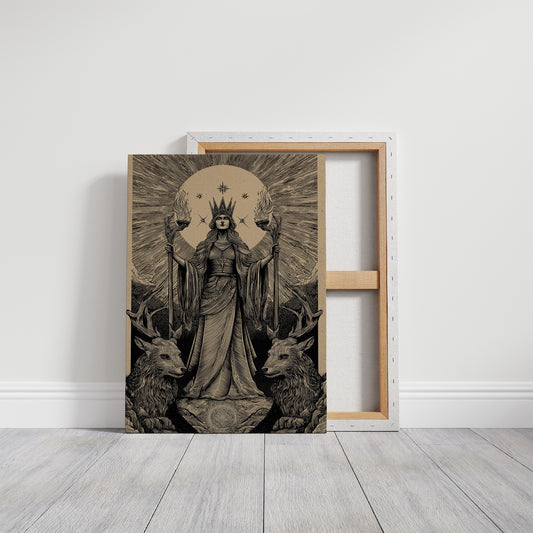 Crowned Between Stags And Stars