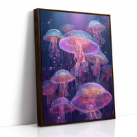 Deep Ocean Ballet In Neon Light