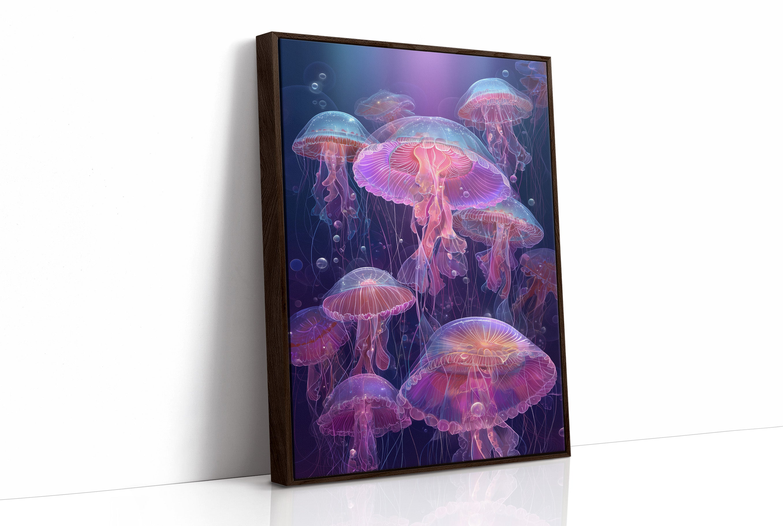 Deep Ocean Ballet In Neon Light