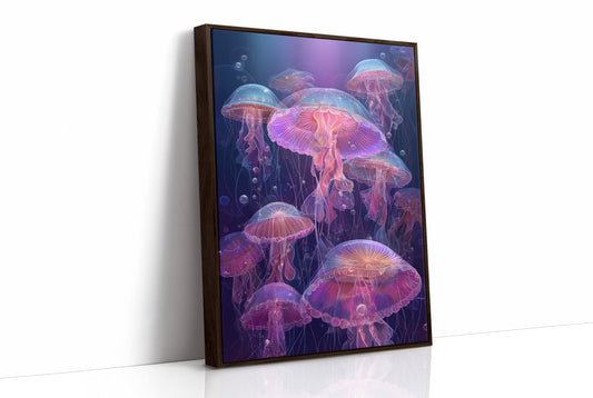 Deep Ocean Ballet In Neon Light