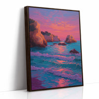 Coastal Cliffs Dance With Dusk