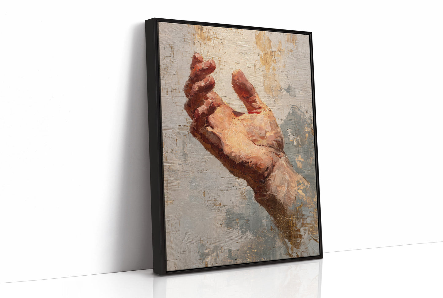 Reaching Through Textured Light