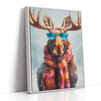 Cool Moose Brings Winter Cheer