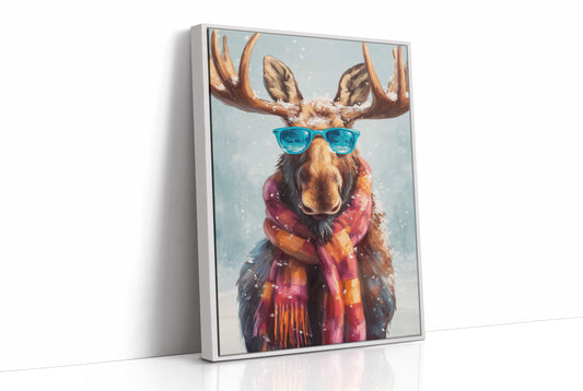 Cool Moose Brings Winter Cheer