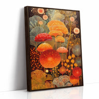 Autumn Mushrooms Dance Under Stars