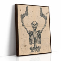 Hands Up: Engraved Skeleton Outlaw
