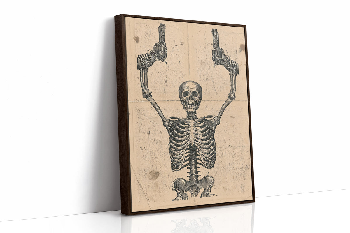 Hands Up: Engraved Skeleton Outlaw