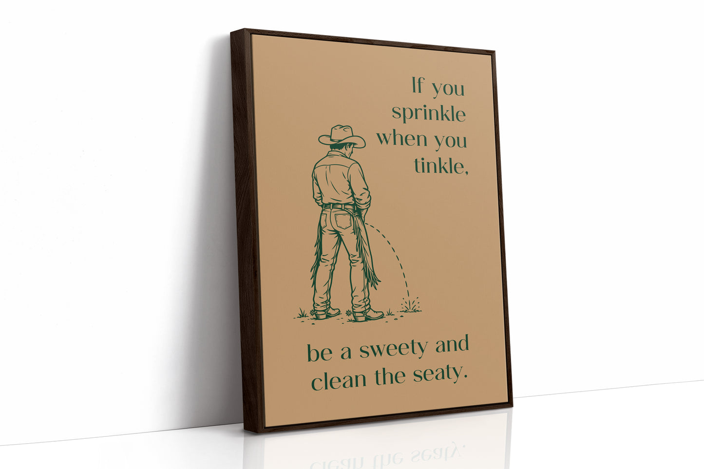 Sprinkle, Tinkle, Clean the Seaty Cowboy