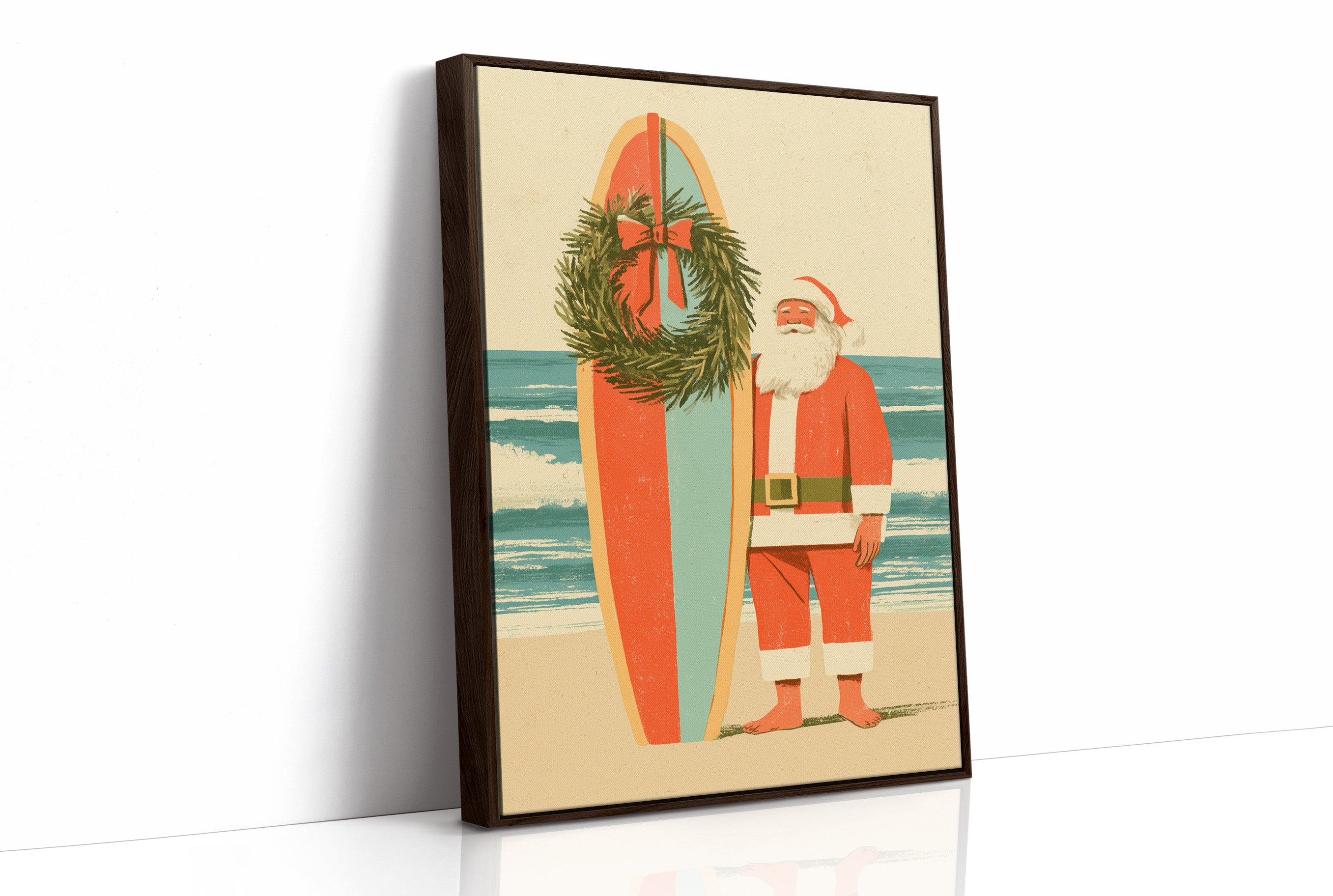 Beach Santa Skips the Sleigh