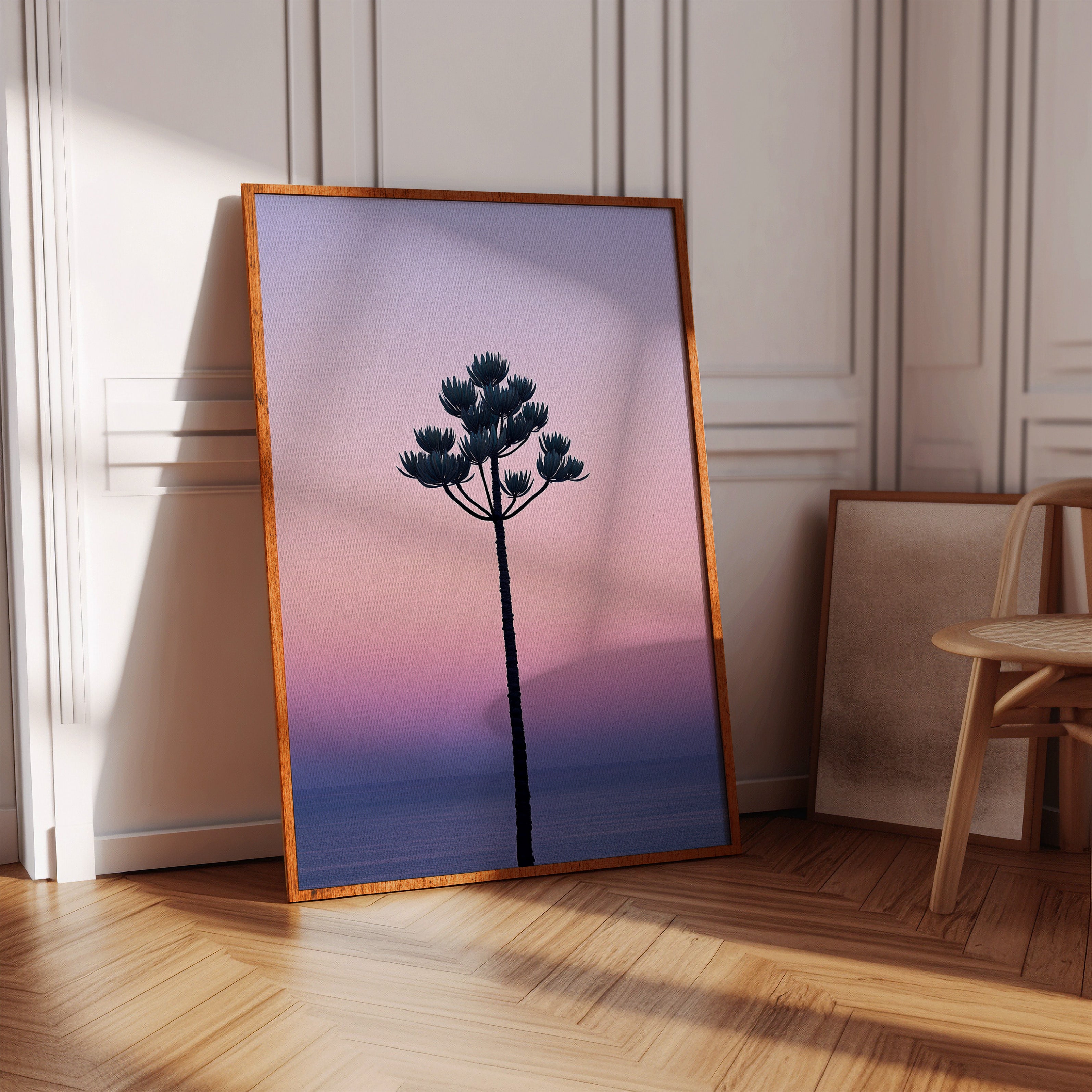 Twilight Palm Reaches For Stars