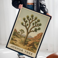 Joshua Tree Desert Landscape Art Print