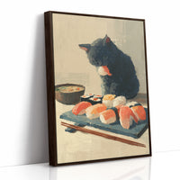 Black Cat's Sushi Adventure Begins