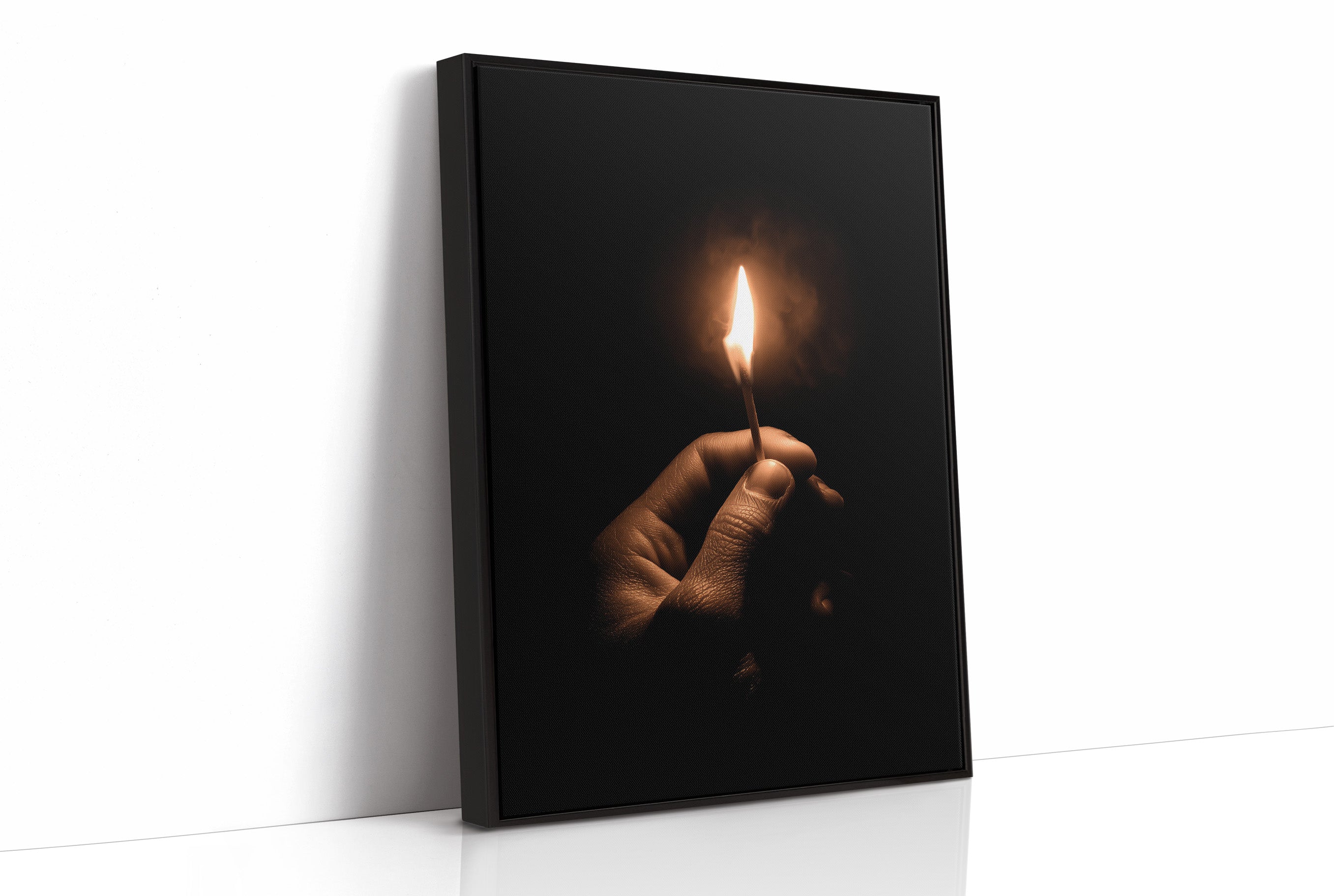 Flame Dances Between Fingers