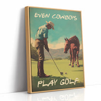 Even Cowboys Play Golf