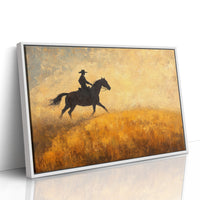 Cowboy in the Golden Haze