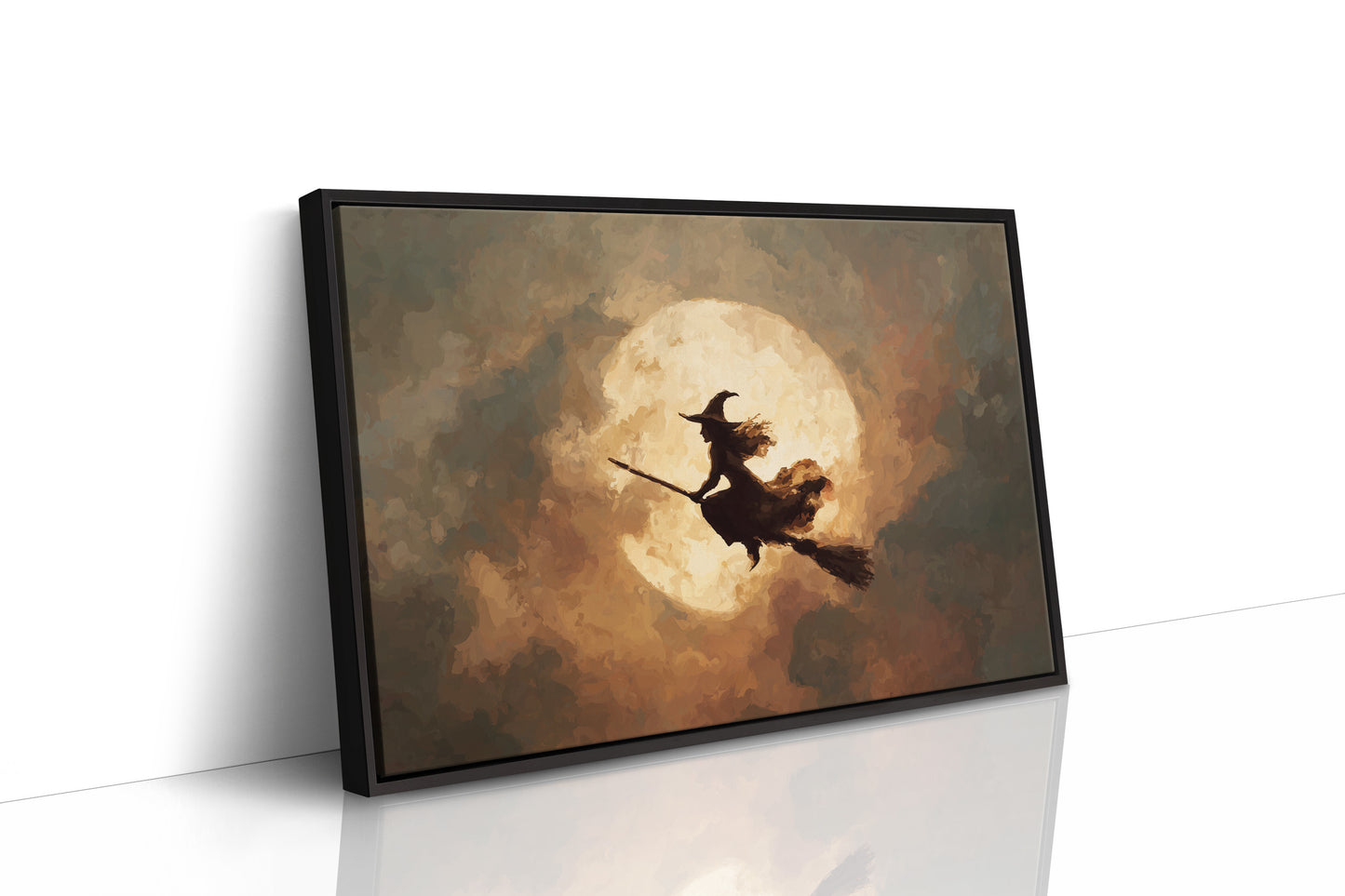 Autumn Flight Across Harvest Moon