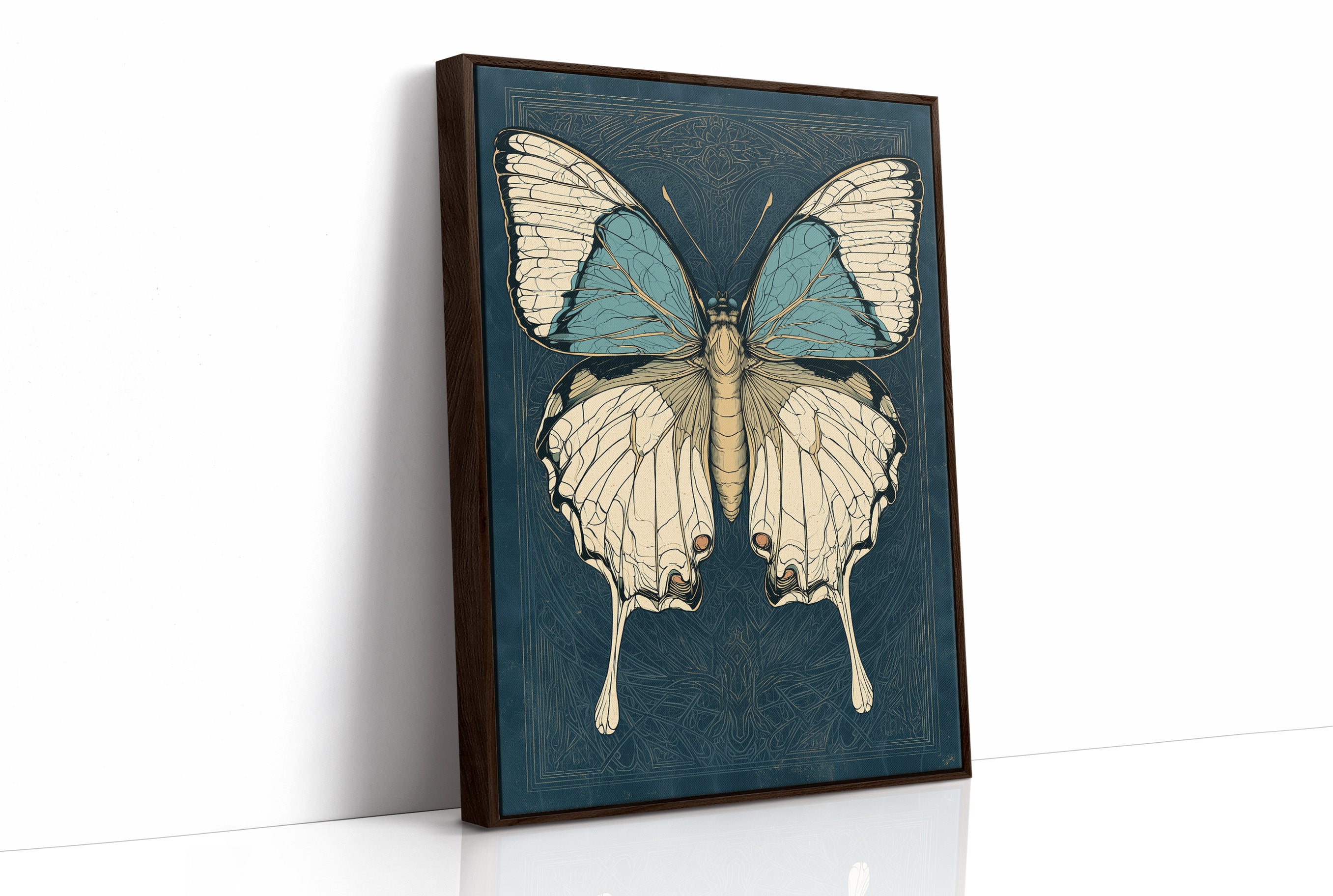 Swallowtail Symmetry: An Art Deco Butterfly Study