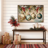 Vintage Ornaments Paint December's Story