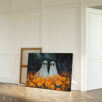 Spectral Friends Among Autumn Poppies