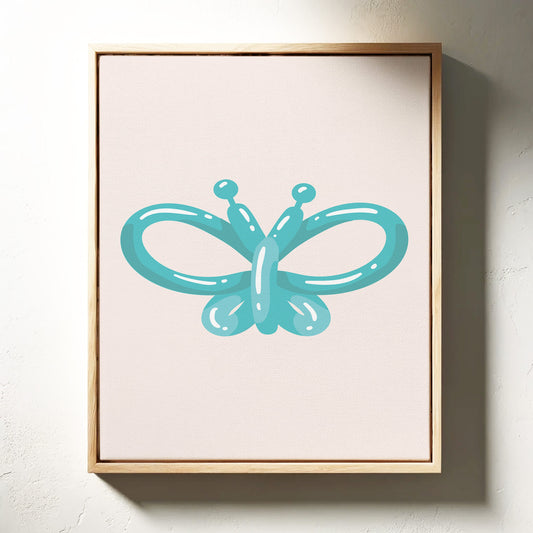 Turquoise Wings Paint Morning Fresh