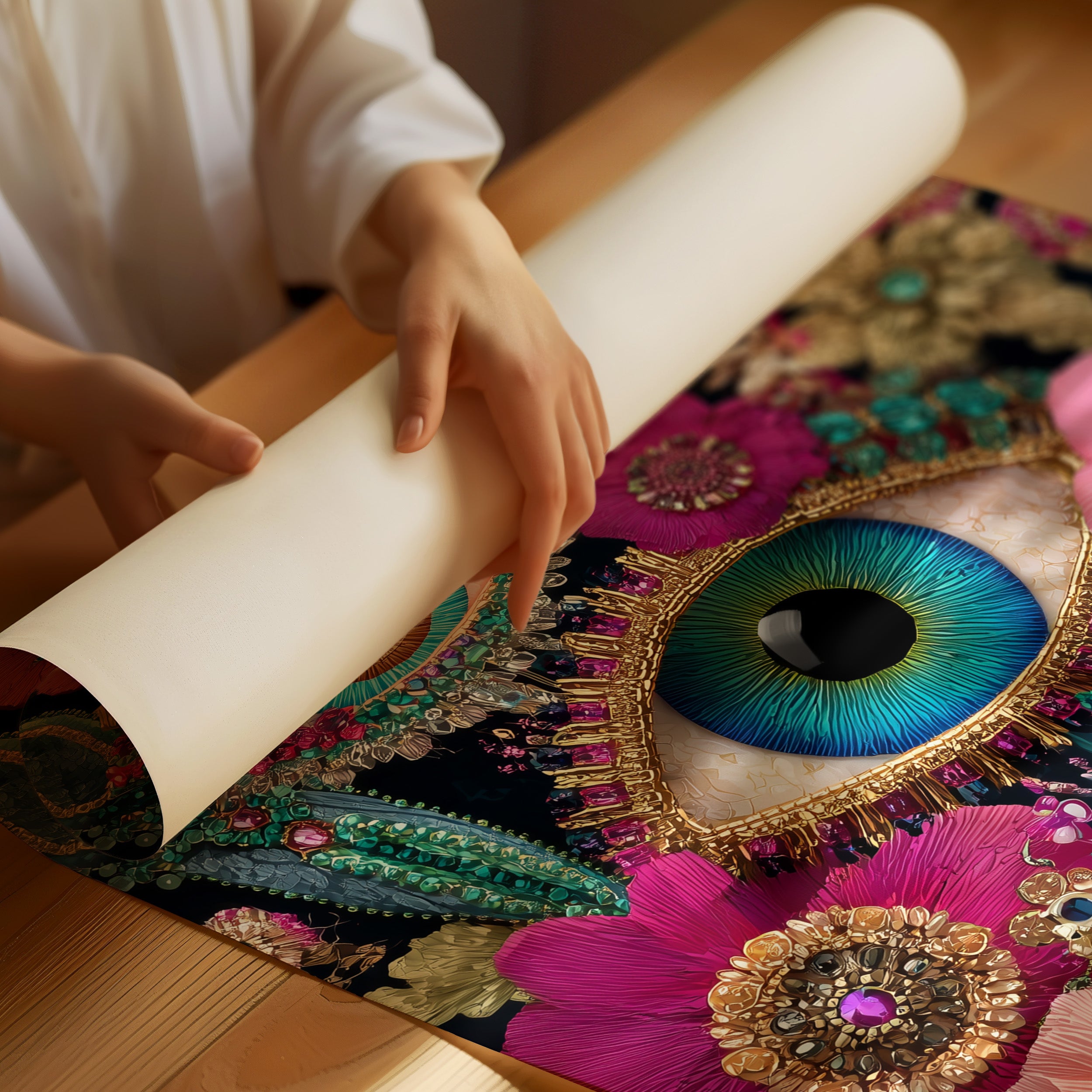 Gilded Eyes in Bloom